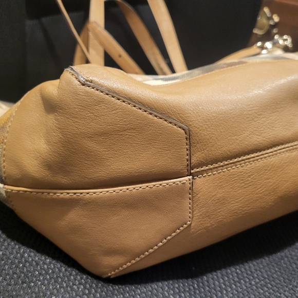 Coach Bleecker Cooper Large Satchel Purse Camo Flower Print Bag With Dust Bag - Picture 8 of 16